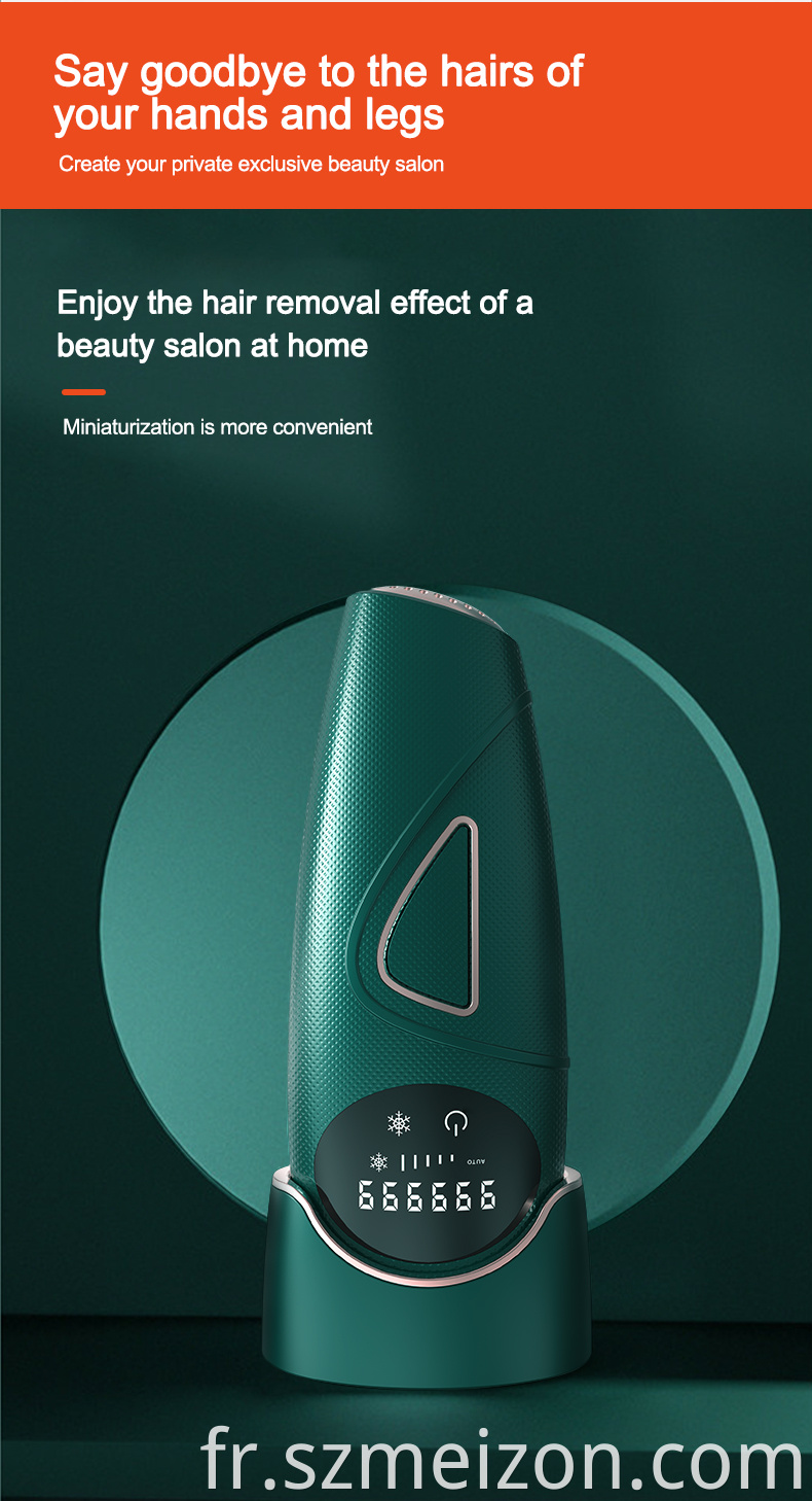 ice sense sliding hair removal device